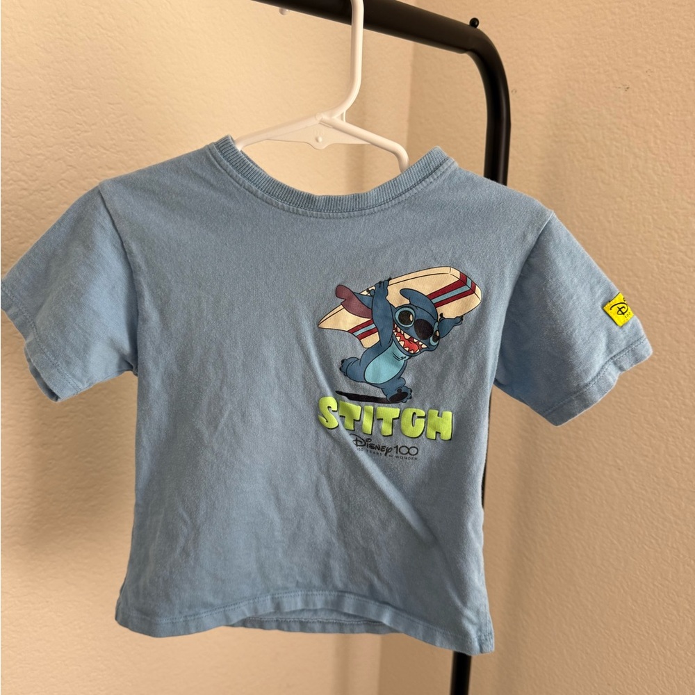 Disney Blue Stitch Surfing T-Shirt